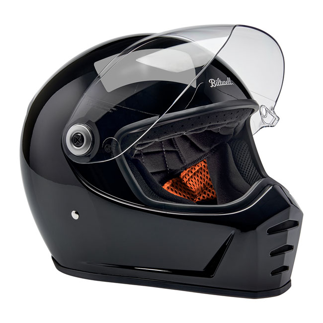 BILTWELL LANE SPLITTER HELMET - GLOSS BLACK