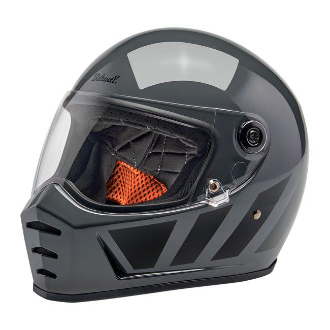 BILTWELL LANE SPLITTER HELMET - GREY INERTIA