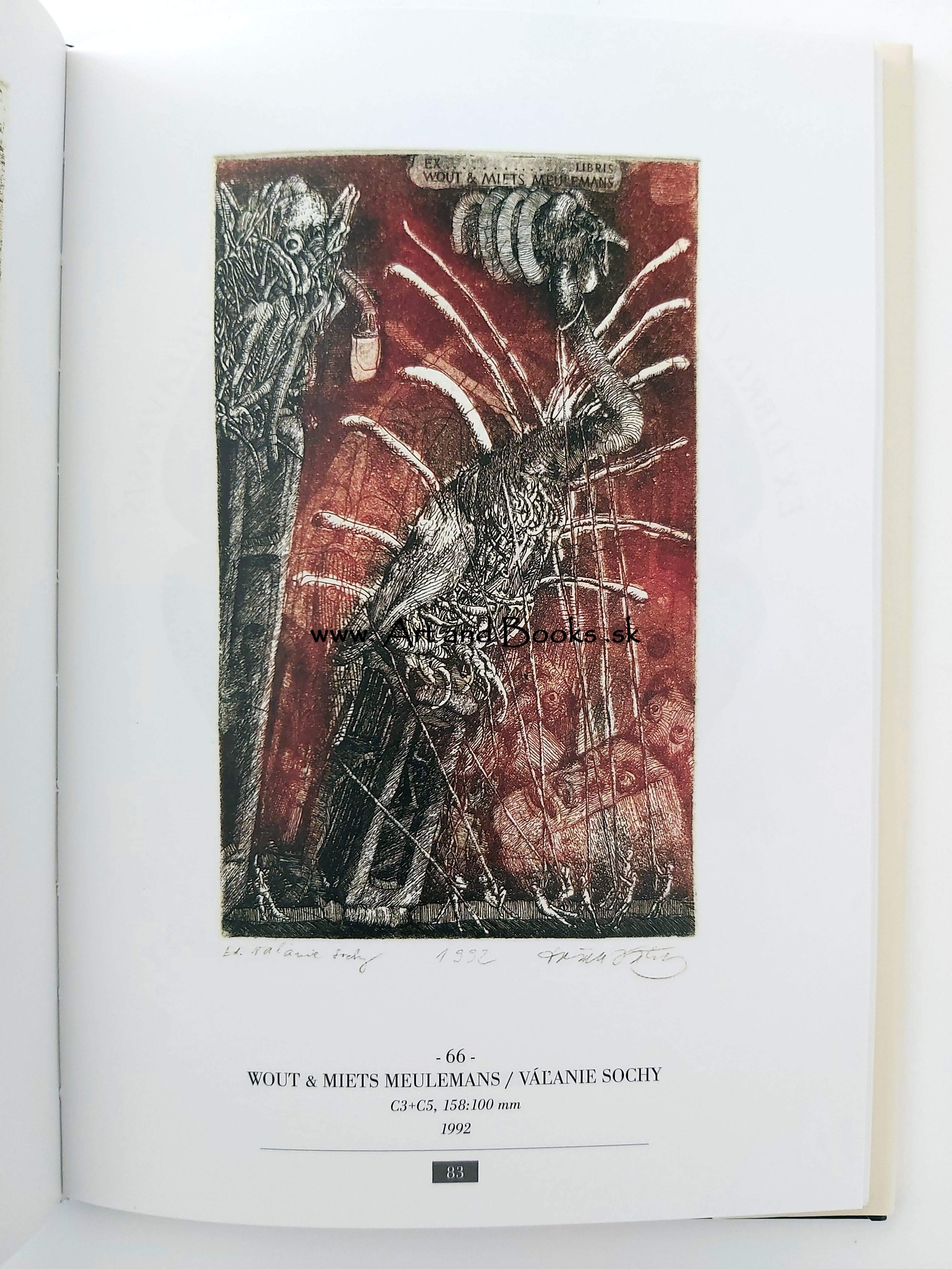 Karel Žižkovský - Ex libris Dušan KÁLLAY (sold/predané) ● E9592