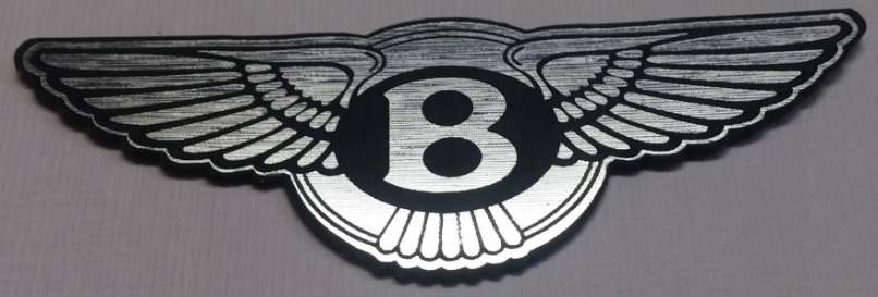 BENTLEY LOGO nalepka emblem laminat