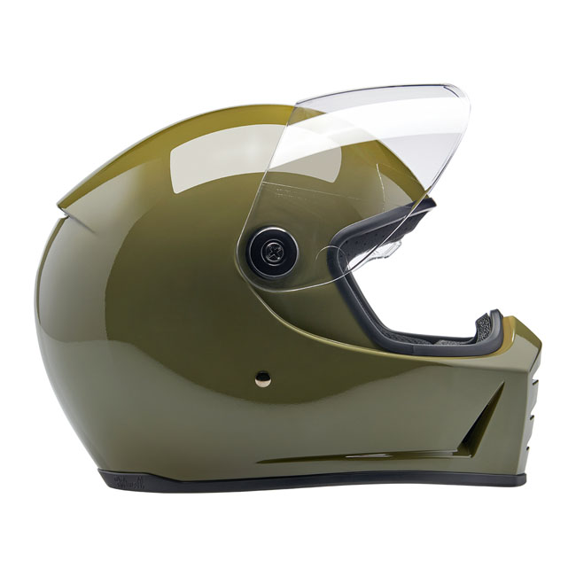 BILTWELL LANE SPLITTER HELMET - OLIVE GREEN