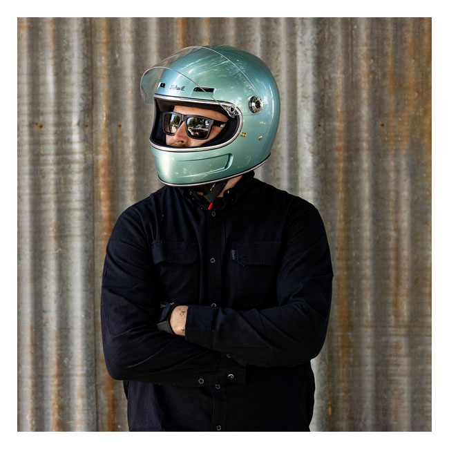 BILTWELL GRINGO SV - METALLIC SEA FOAM