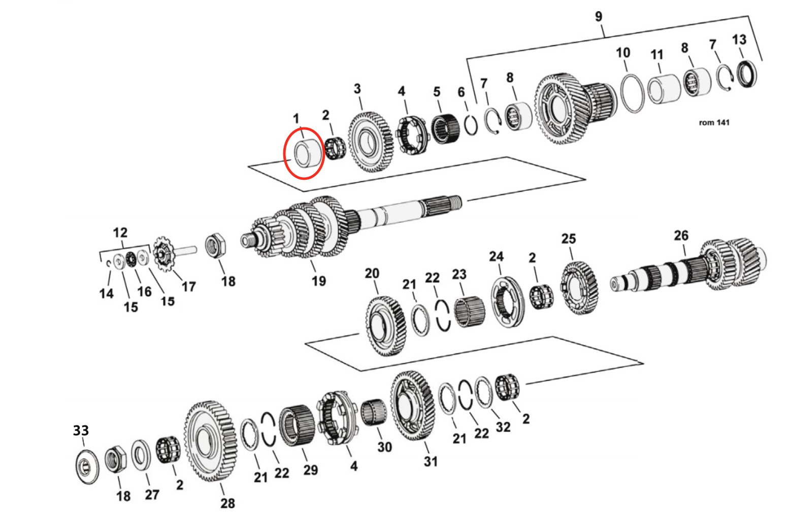 ALL BALLS INNER RACE ONLY FOR ROLLER BEARING