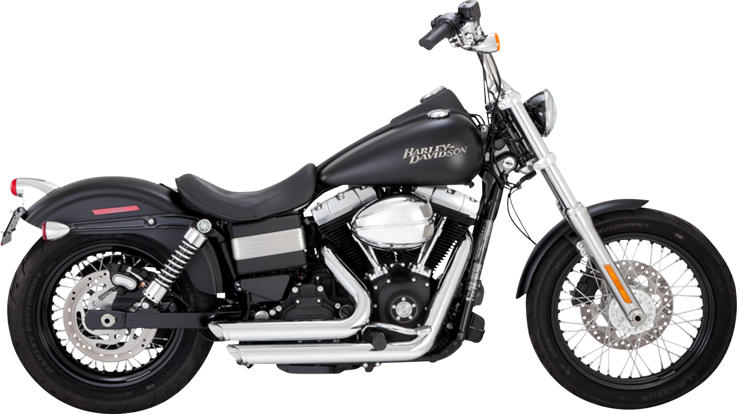 VANCE & HINES SHORT SHOT STAGGERED EXHAUST SYSTEM 12-17 DYNA