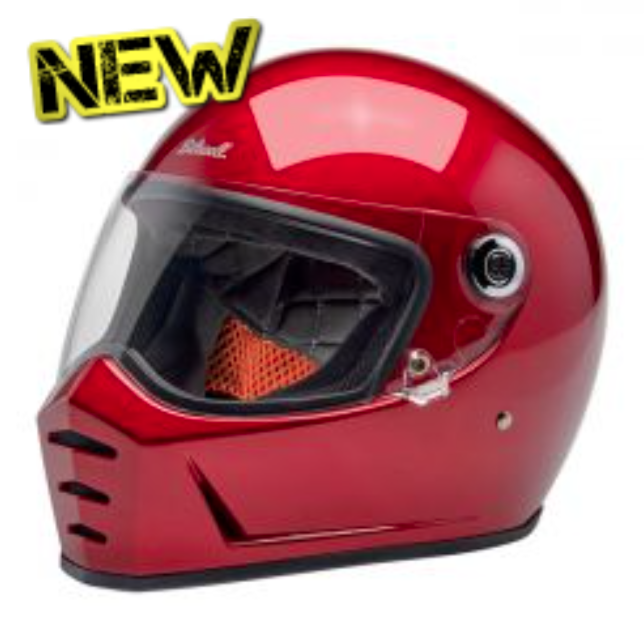 BILTWELL LANE SPLITTER HELMET - CHERRY RED