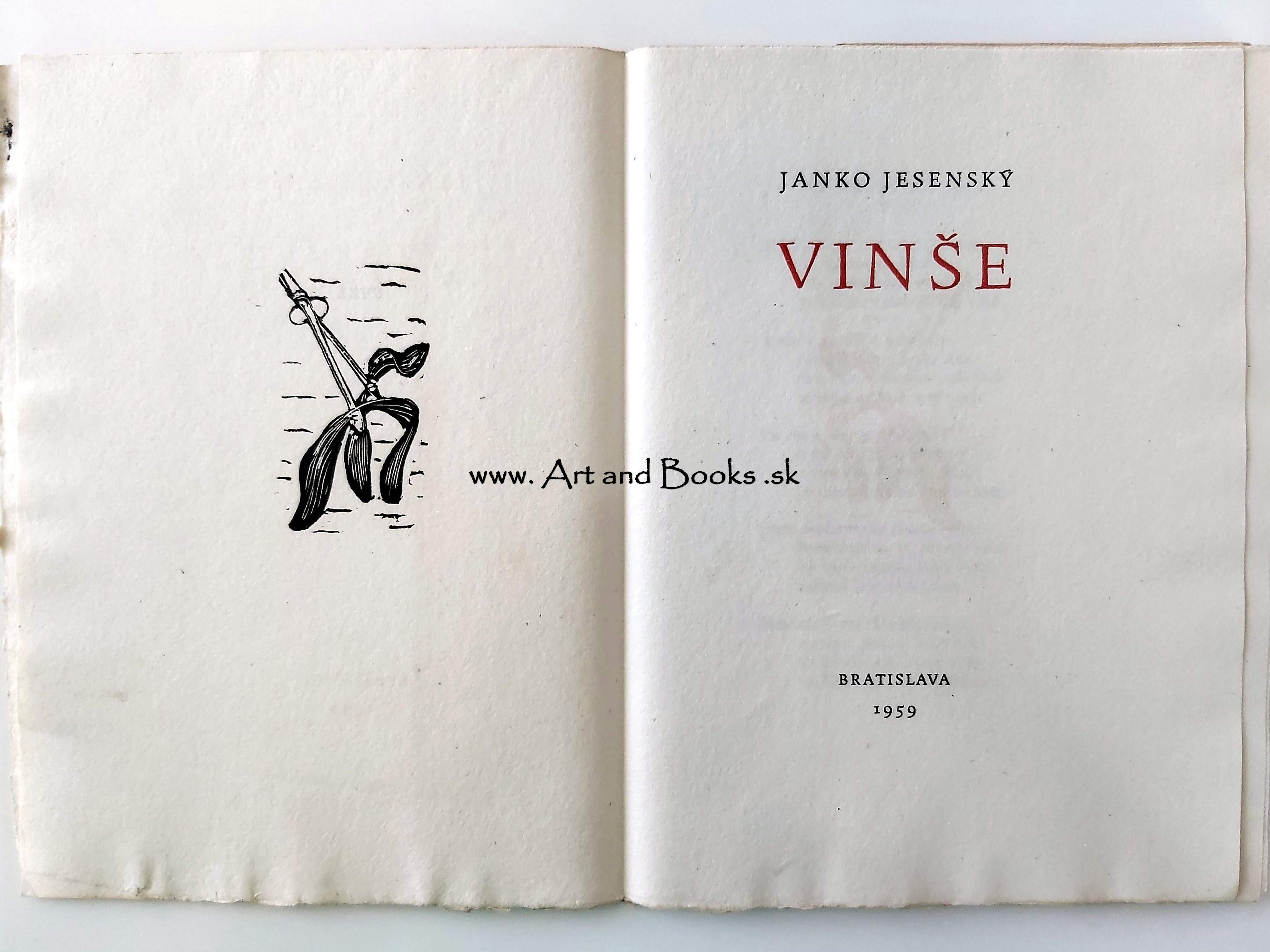 Janko Jesenský - Vinše (1959)	(sold/predané) ● 140344