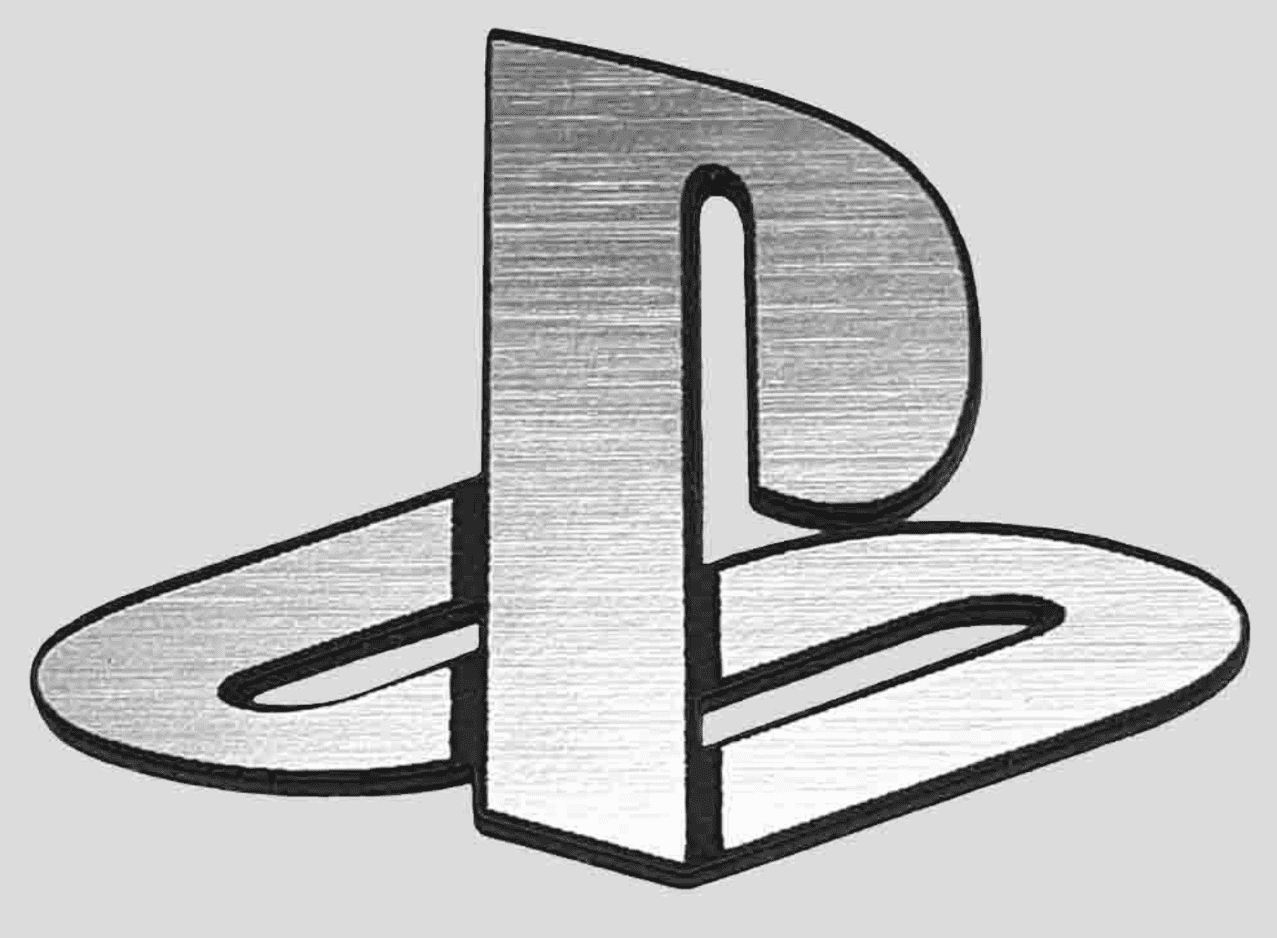 PLAYSTATION LOGO nalepka emblem laminat