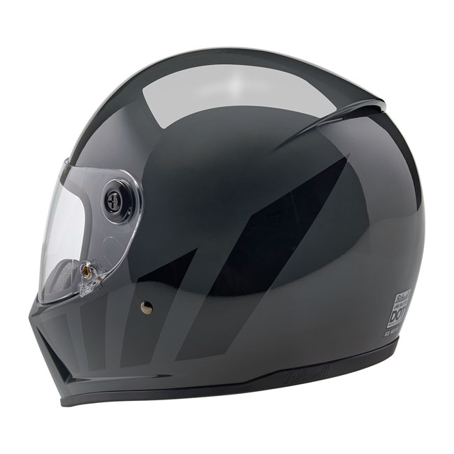 BILTWELL LANE SPLITTER HELMET - GREY INERTIA