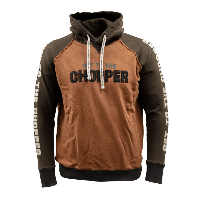 13 1/2 GET TO THE CHOPPER HOODIE BROWN