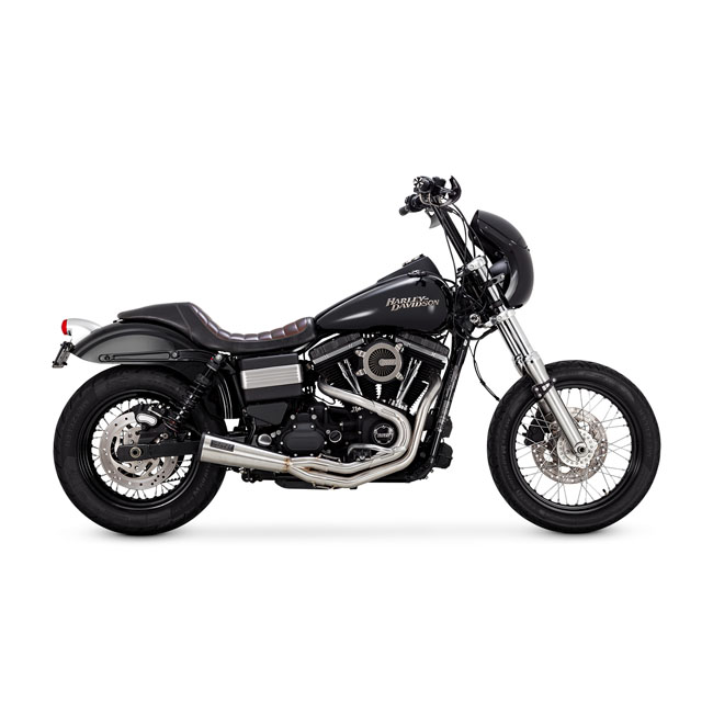 VANCE & HINES STAINLESS 2-1 UPSWEEP EXHAUST - DYNA