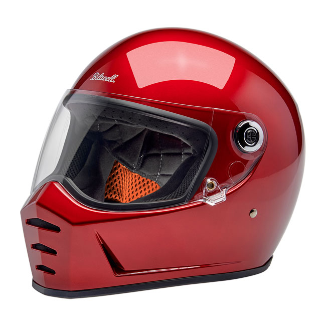 BILTWELL LANE SPLITTER HELMET - CHERRY RED