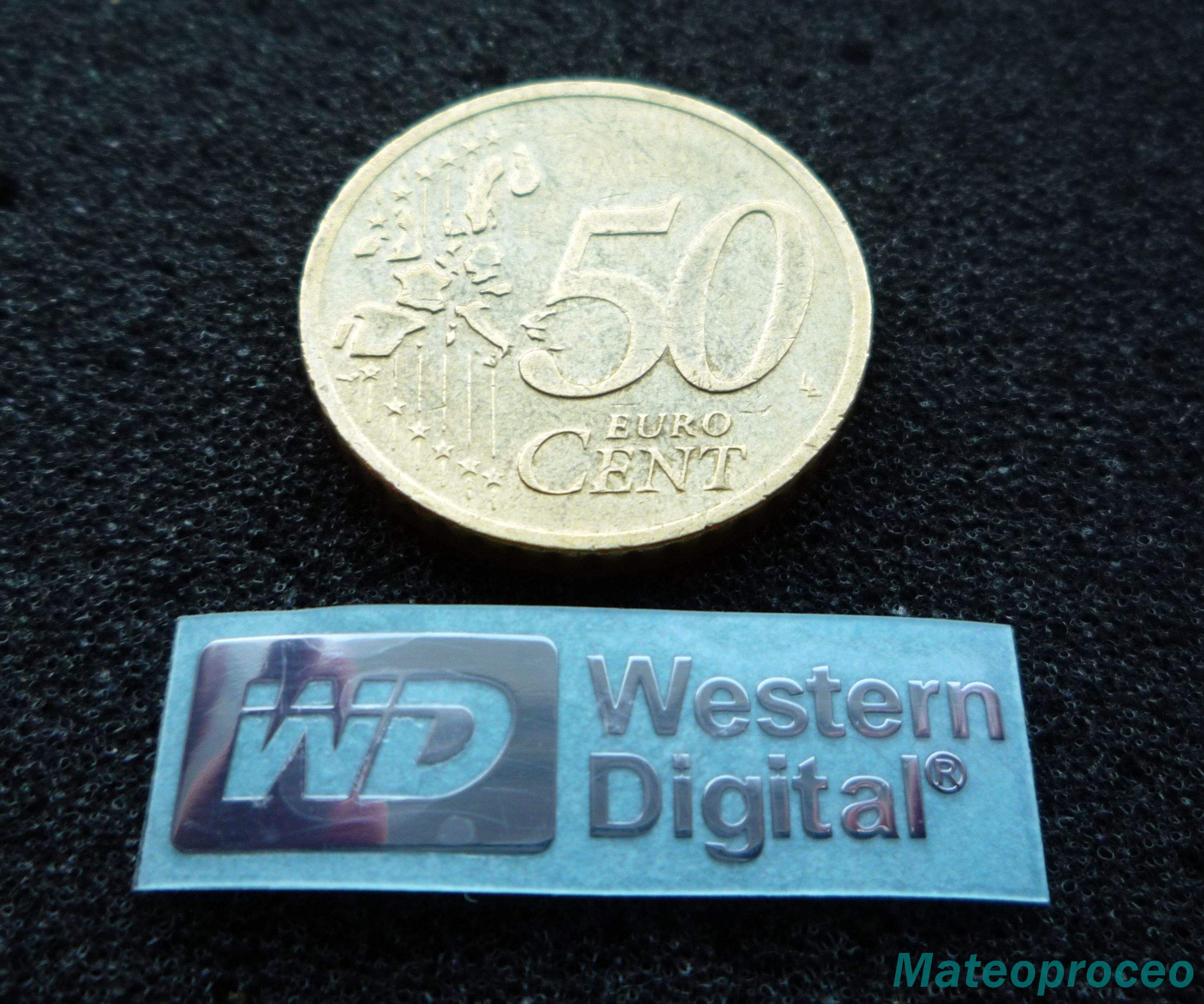 Western Digital nalepka WD Metal Edition 30x9 mm CHROM