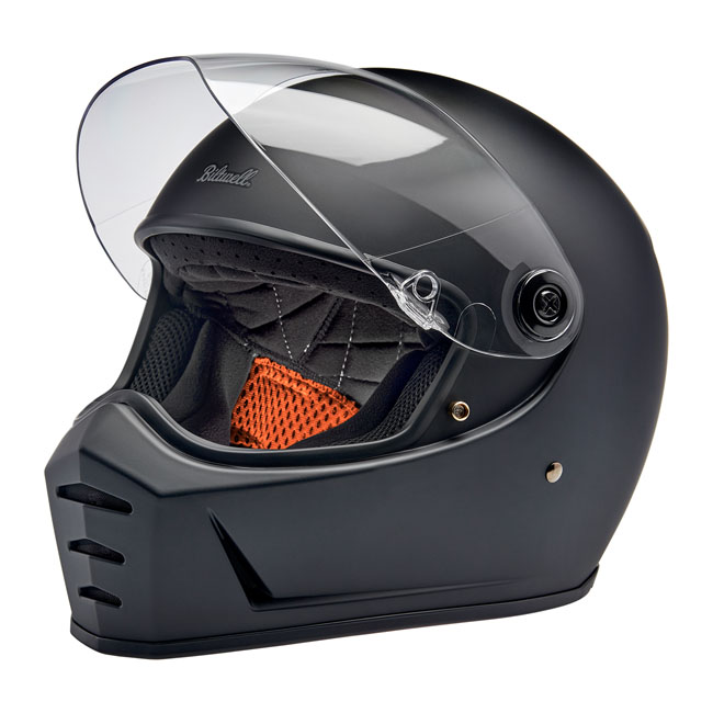 BILTWELL LANE SPLITTER HELMET - FLAT BLACK