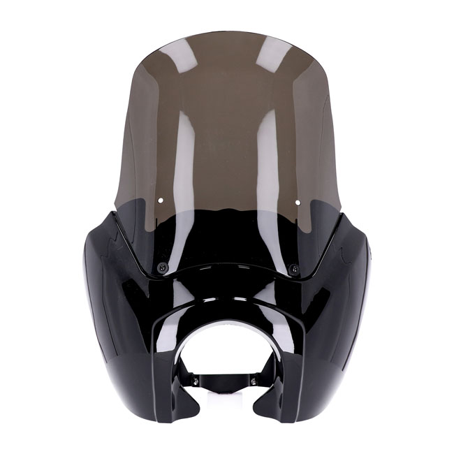 HEADLAMP FAIRING - GLOSS BLACK/DARK TINTED WINDSHIELD