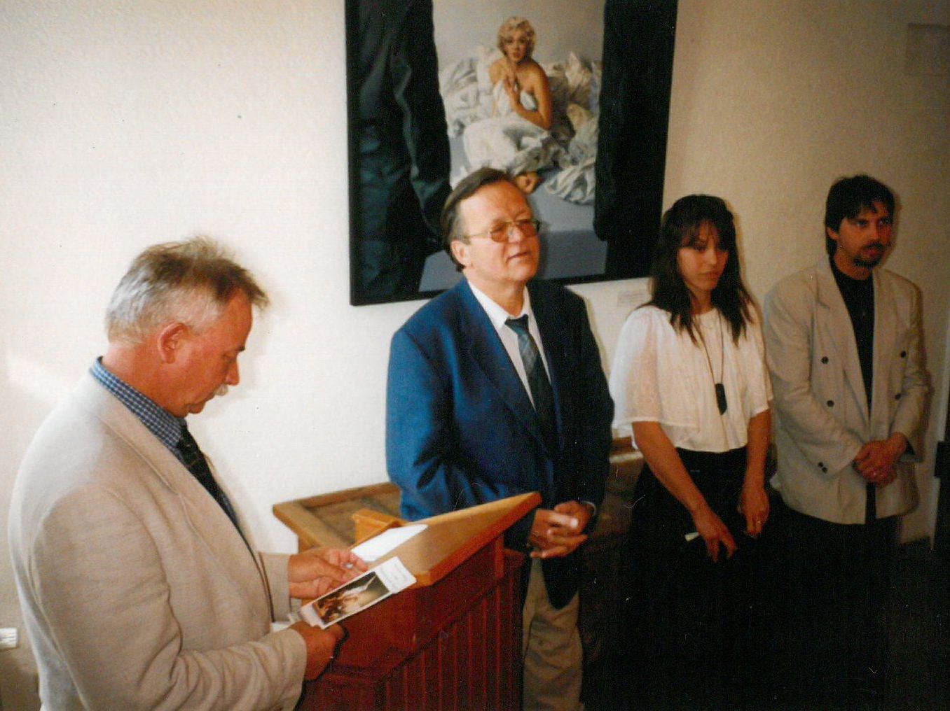 V nemeckom Hofgeismare - so starostom mesta a riadiť. múzea, 1997