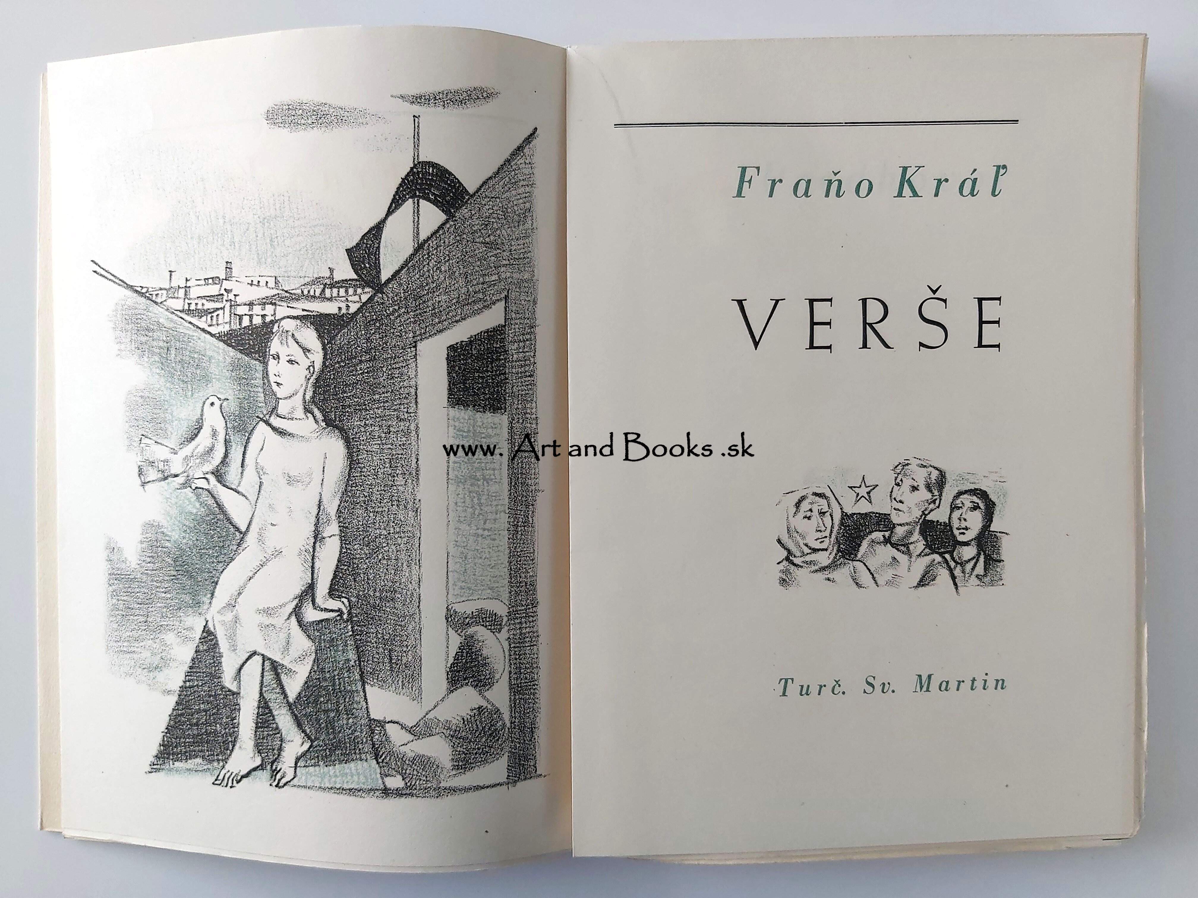 Fraňo Kráľ - Verše (1949) (sold/predané) ● 113430