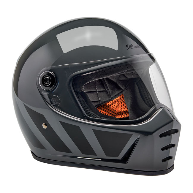 BILTWELL LANE SPLITTER HELMET - GREY INERTIA