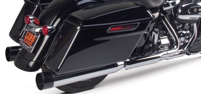 TBR  4" SLIP-ON MUFFLERS-BLACK/BLACK