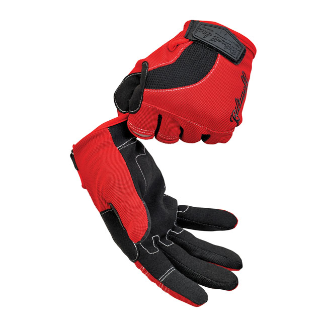 BILTWELL MOTO GLOVES RED/BLACK/WHITE