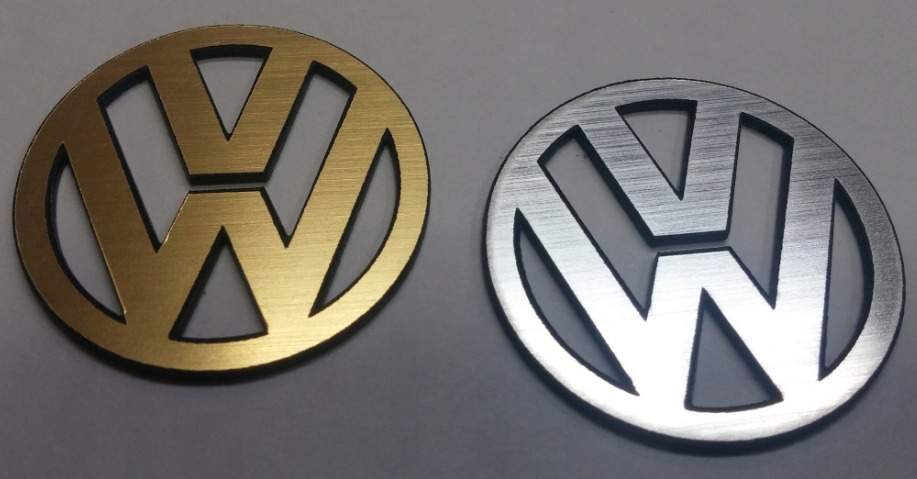 Volkswagen VW LOGO nalepka emblem laminat 60mm a 30mm