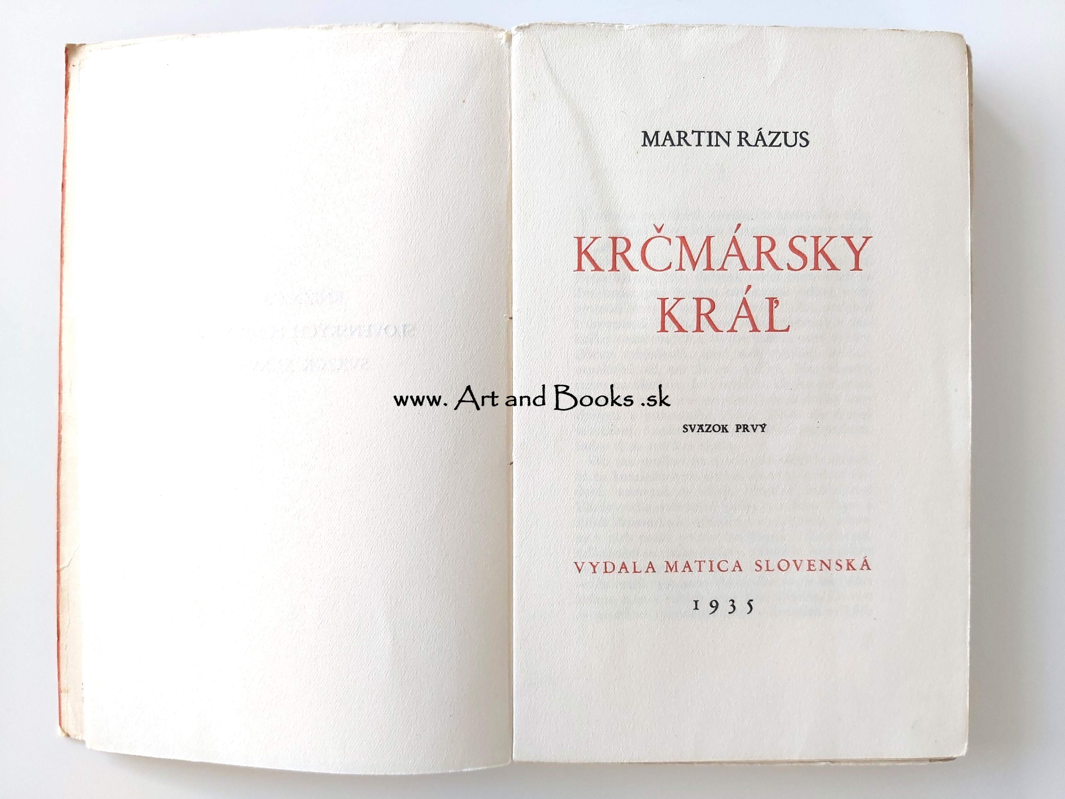 Martin Rázus - Krčmársky kráľ (1935) ● 142344