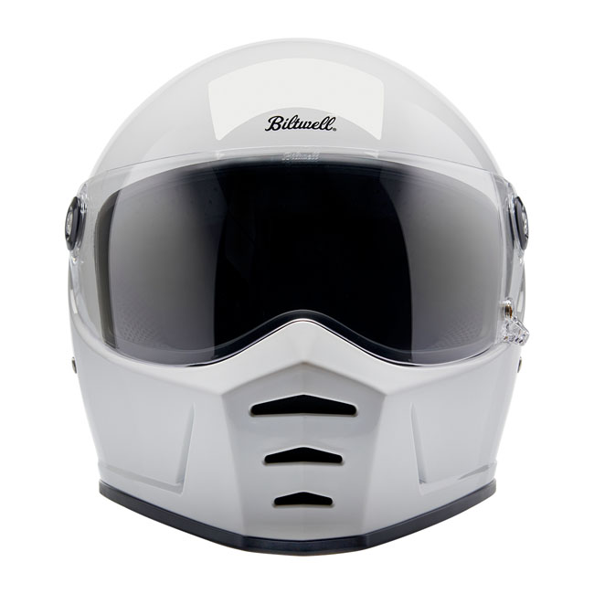 NEW BILTWELL LANE SPLITTER HELMET - GLOSS WHITE