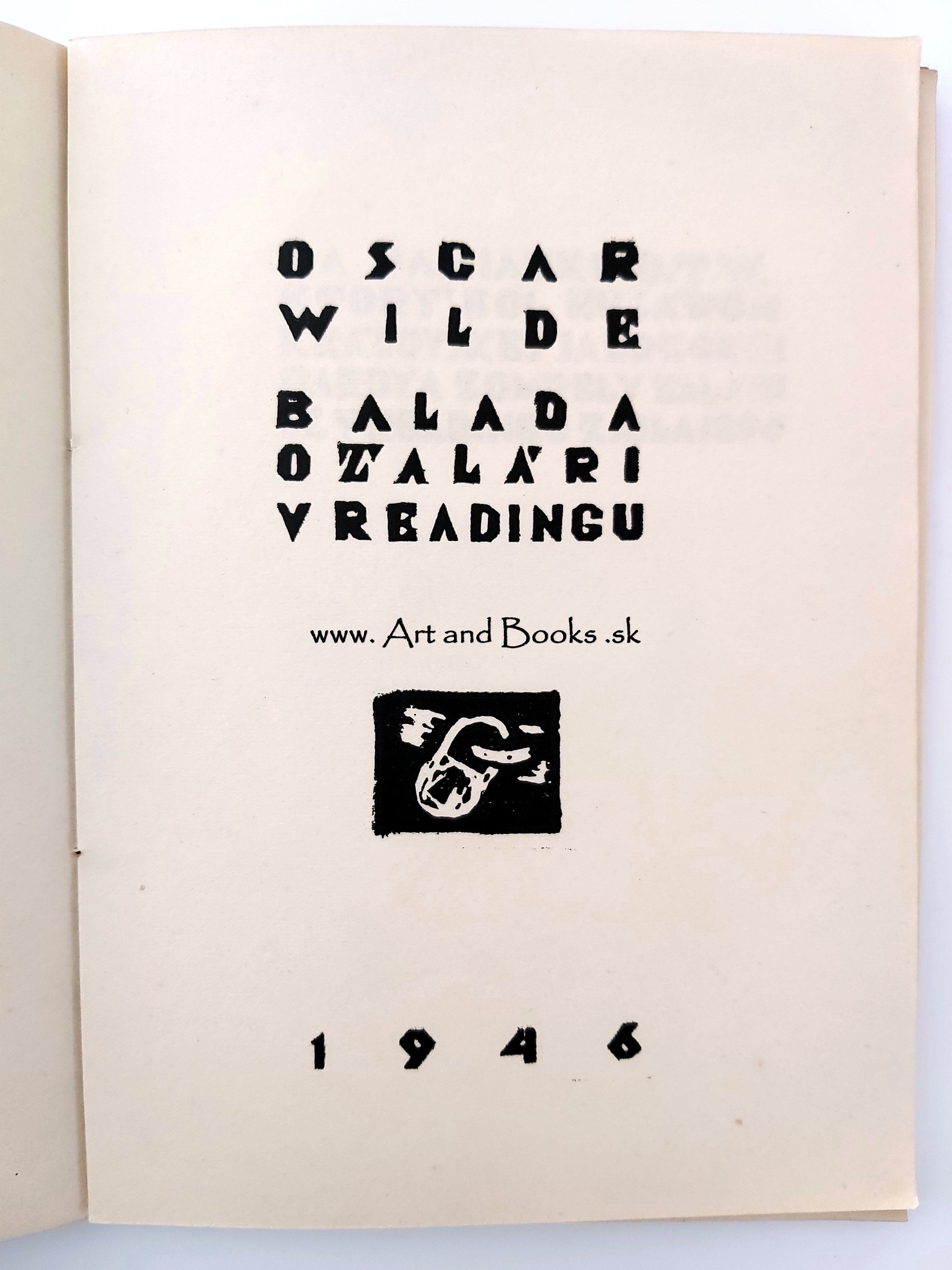 Oscar Wilde - Balada o žalári v Readingu (1946) ● 125024