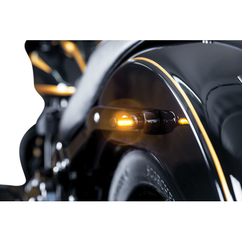 HeinzBikes MICRO Series Winglets 3in1 LED-Black