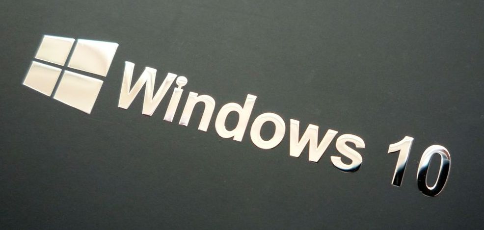 Windows 10 nalepka Metal Edition 50 x 9 mm CHROM