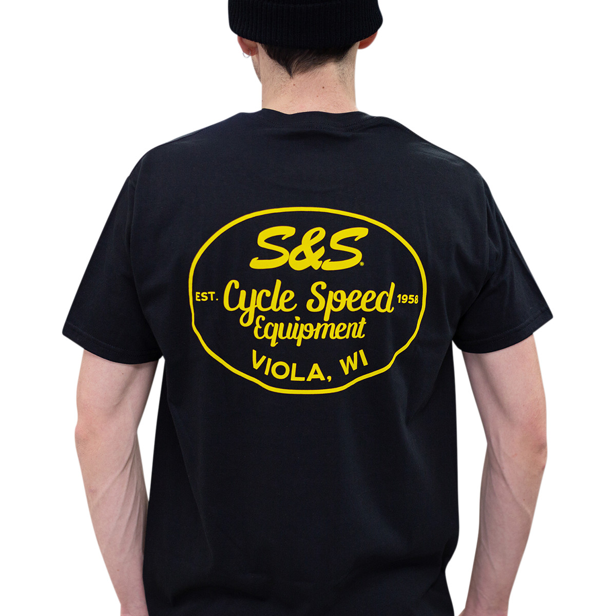 S&S CYCLE T-SHIRT SPEED EQUIPMENT - BLACK