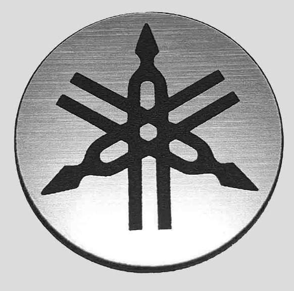 YAMAHA emblem laminat 60 mm a 30 mm