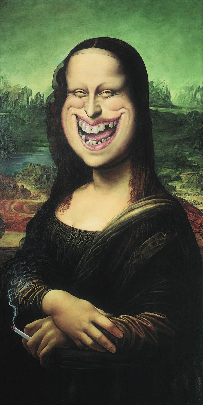 Prvá verzia Mony Lisy, pri ktorej Leonardo zistil, že menej je niekedy viac, 1991
