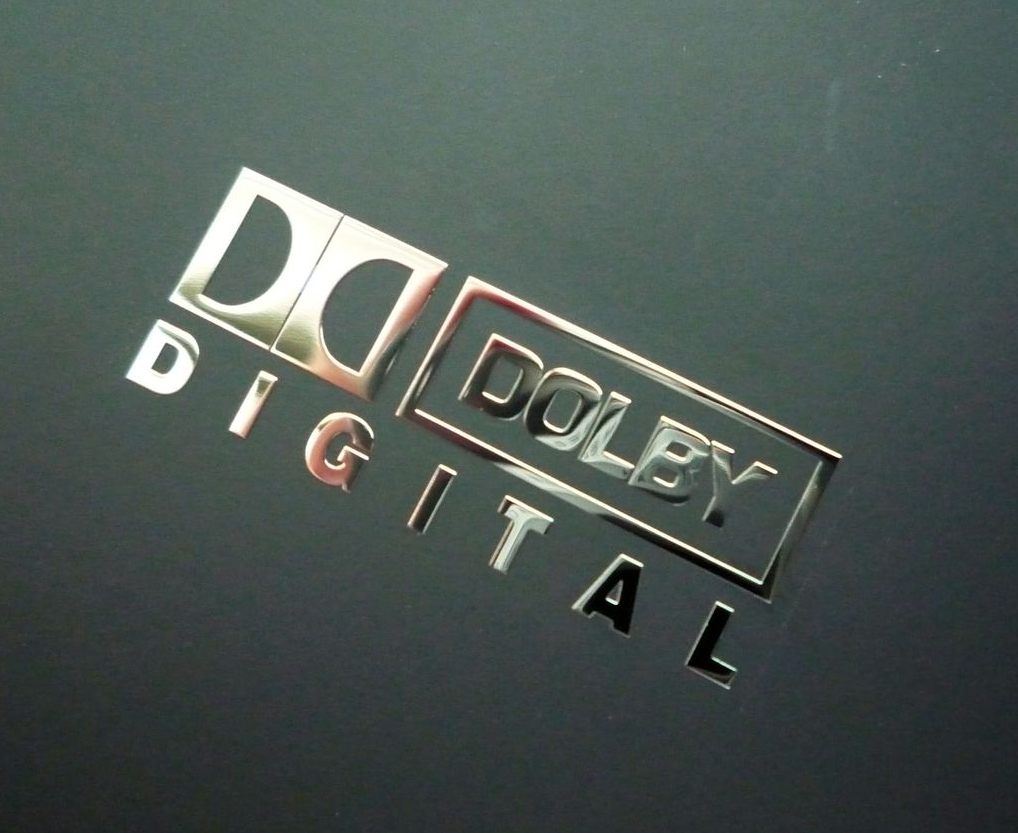 DOLBY DIGITAL LOGO nalepka Metal Edition 30 x 11 mm