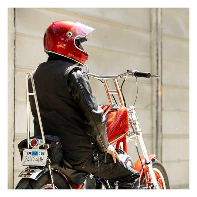 BILTWELL GRINGO SV - METALLIC CHERRY RED