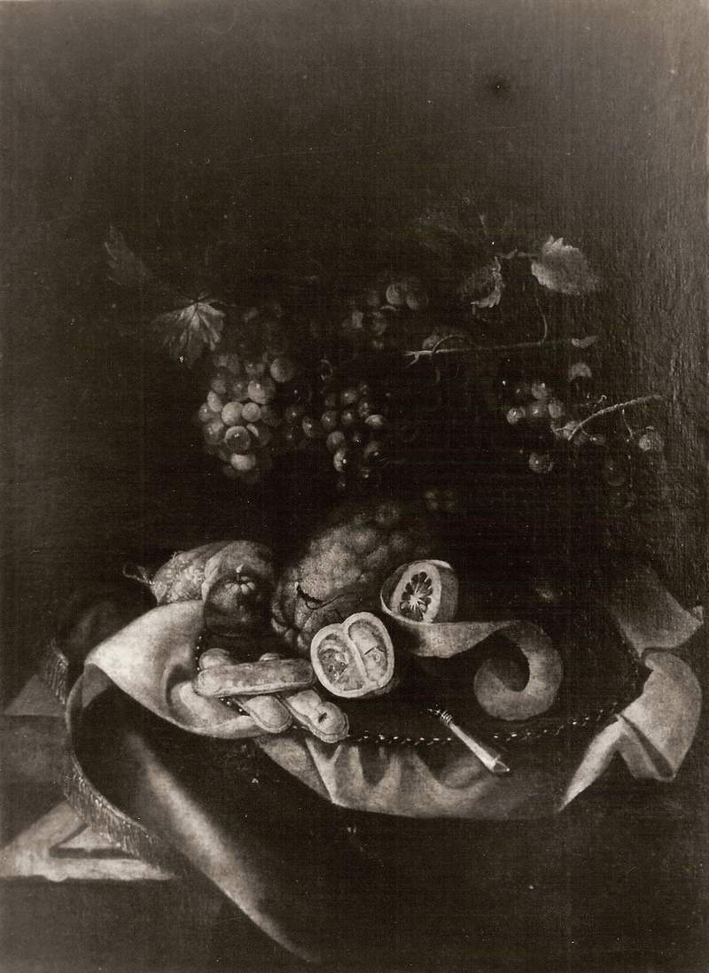Jan  van Aelst - Zátišie s ovocím, stav po rešt., 1981-82