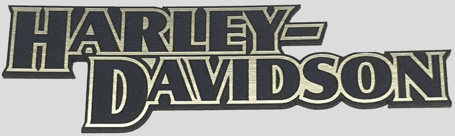 HARLEY-DAVIDSON NAPIS nalepka emblem laminat