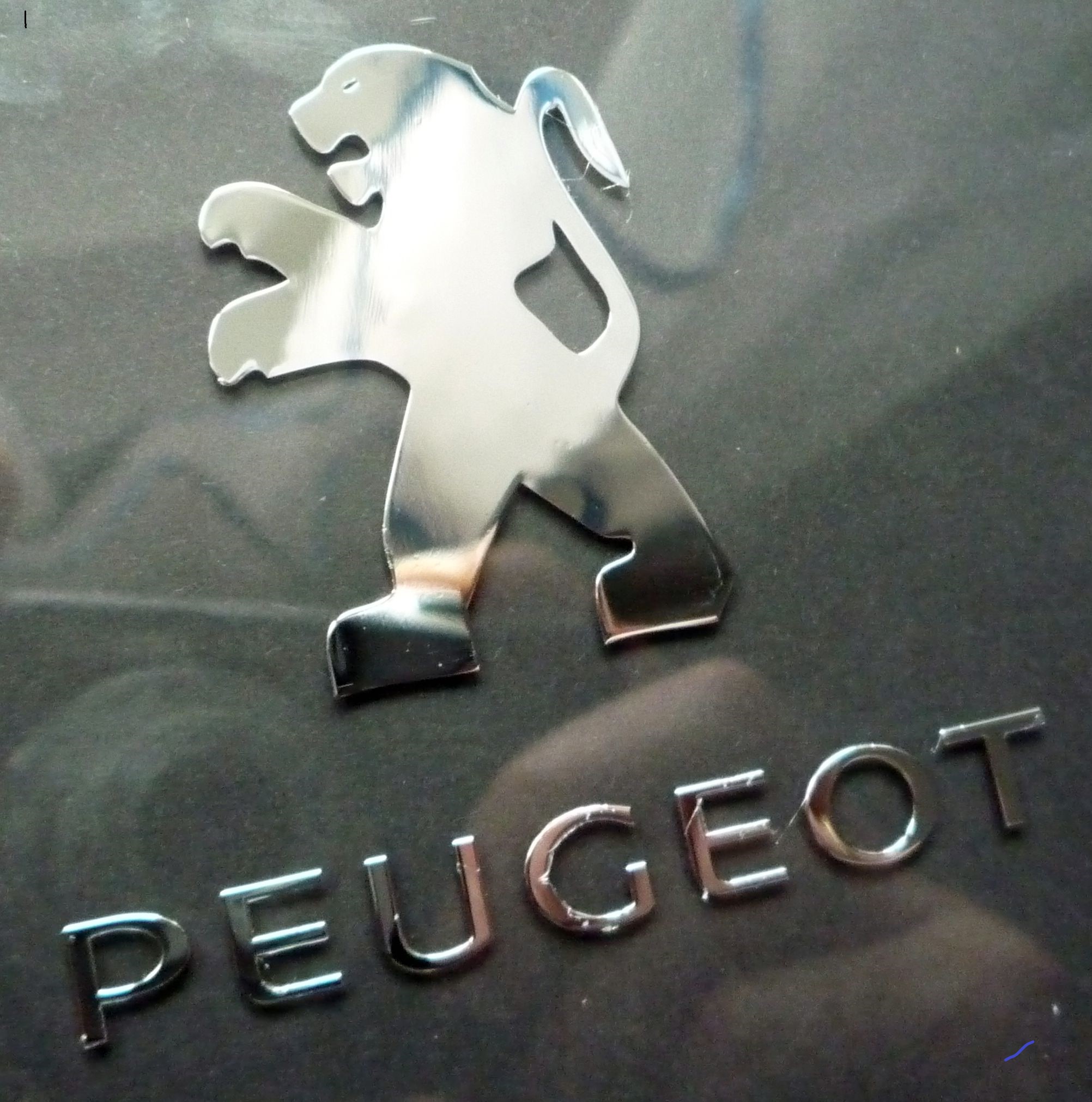 PEUGEOT LOGO nalepka Metal Edition