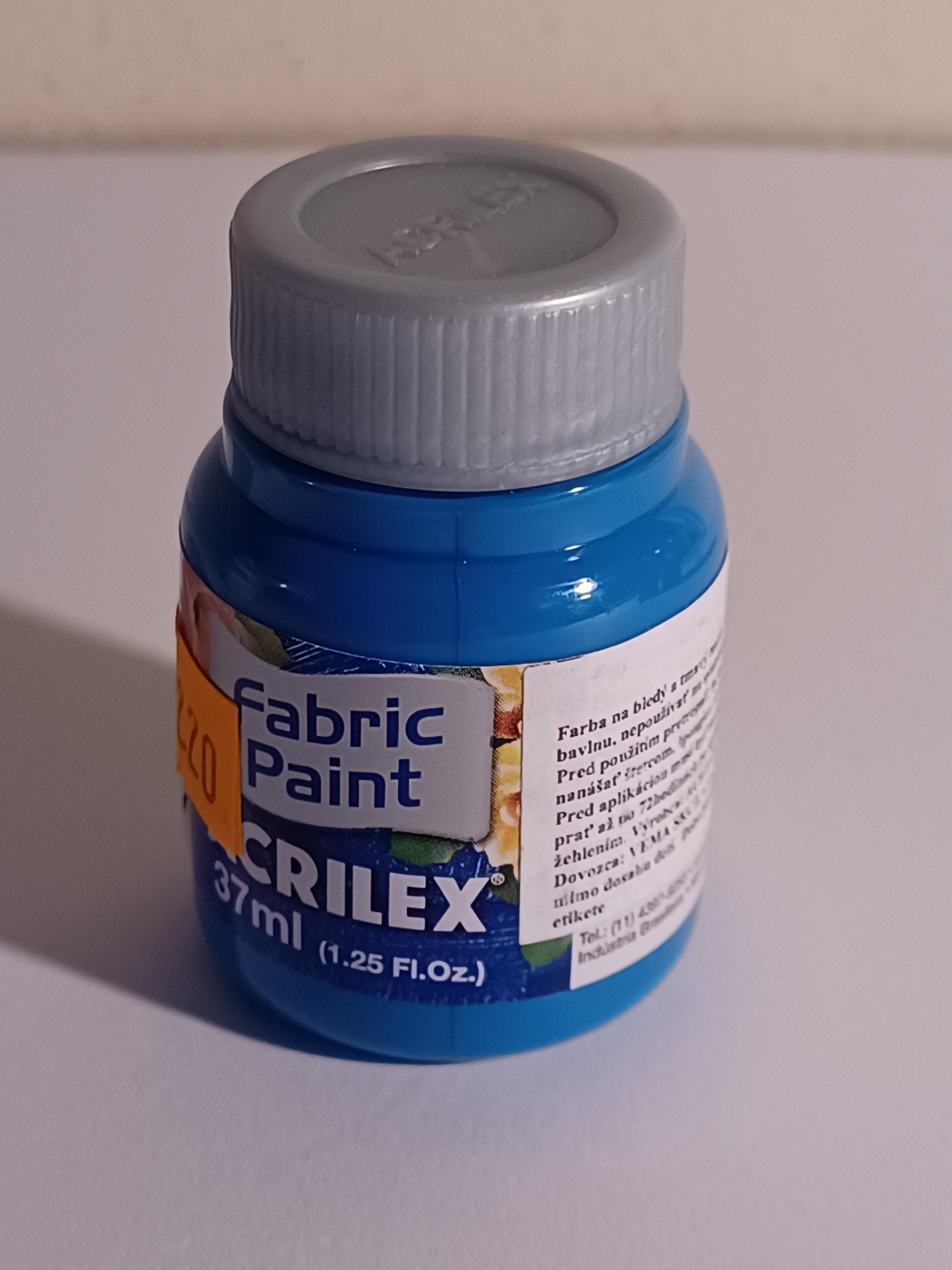 Farba na textil Acrilex 37 ml - modrá 109