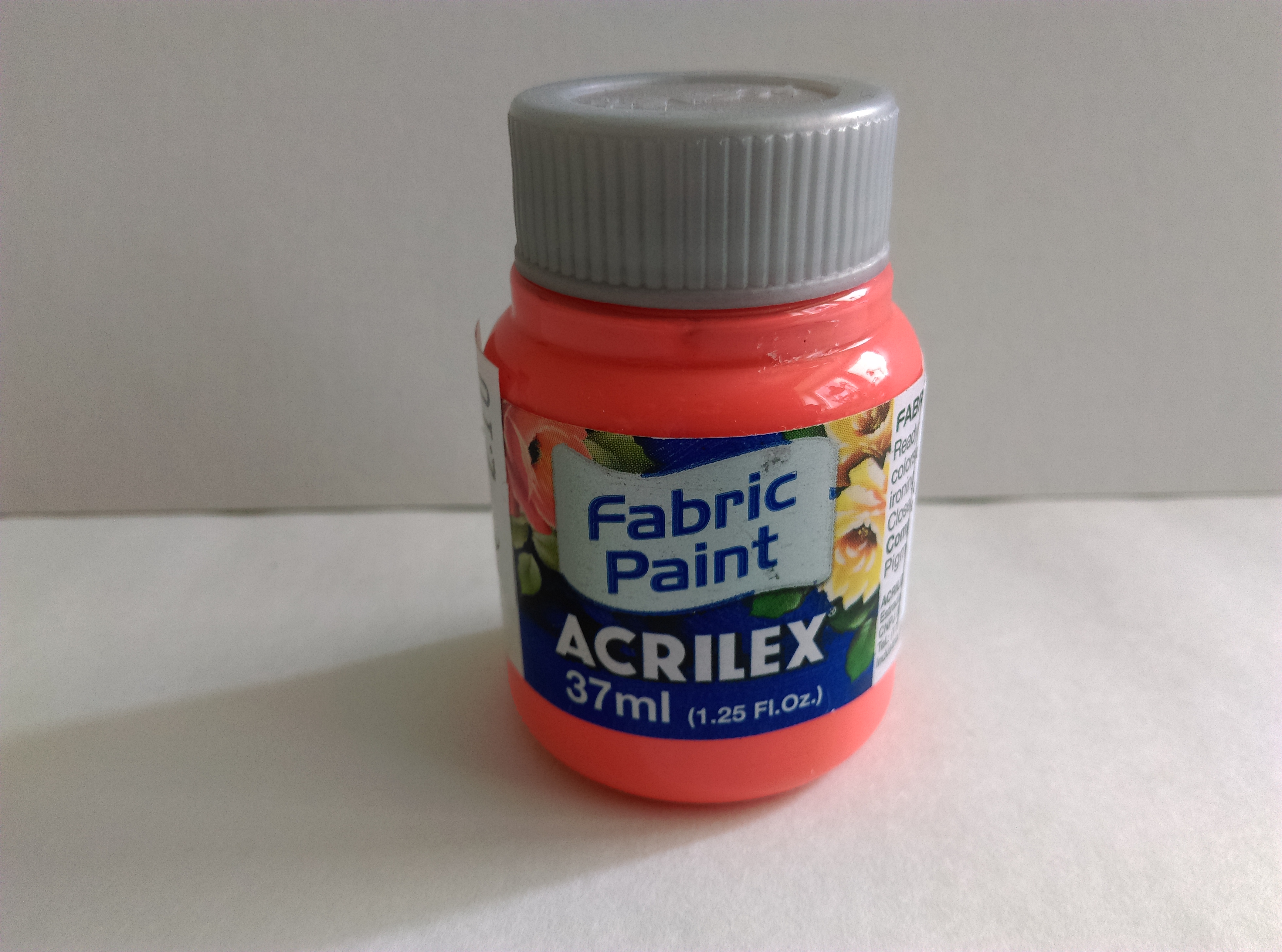 Farba na textil Acrilex 37 ml - baby červená 800