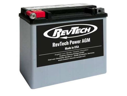 REVTECH ETX20L POWER BATTERY AGM 12V/310A/17.5AH XL, FXD, FLS/FX, V-ROD, BUELL