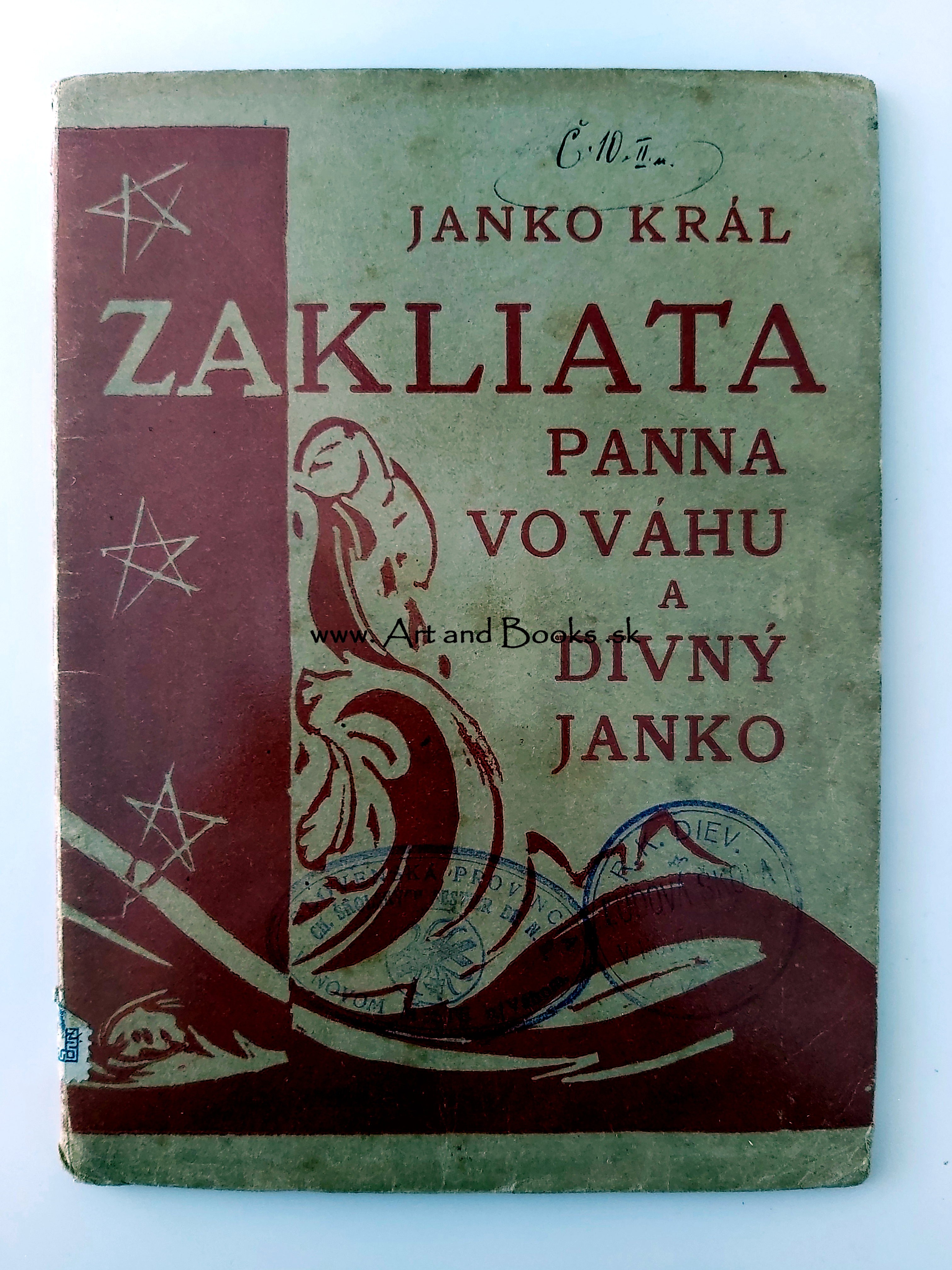 Janko Král - Zakliata panna vo Váhu a divný Janko (1922)	(sold/predané) ● 155026