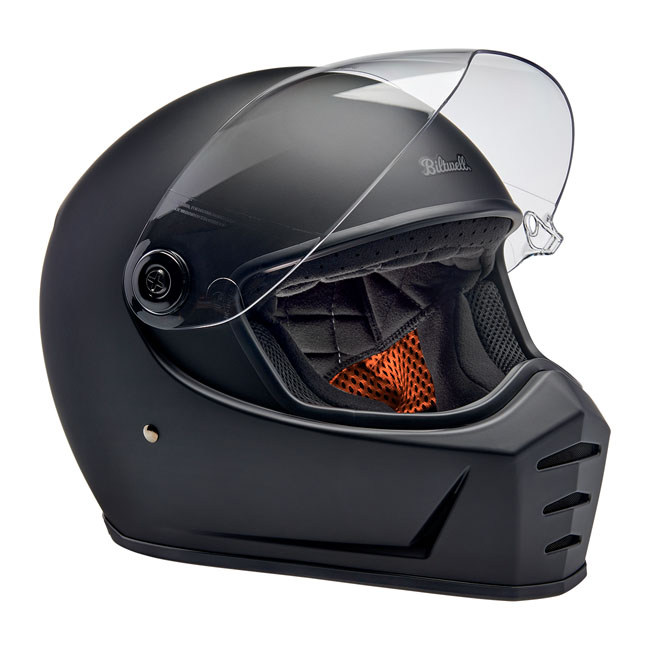 BILTWELL LANE SPLITTER HELMET - FLAT BLACK