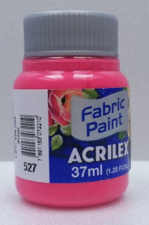 Farba na textil Acrilex 37 ml - ružová 527