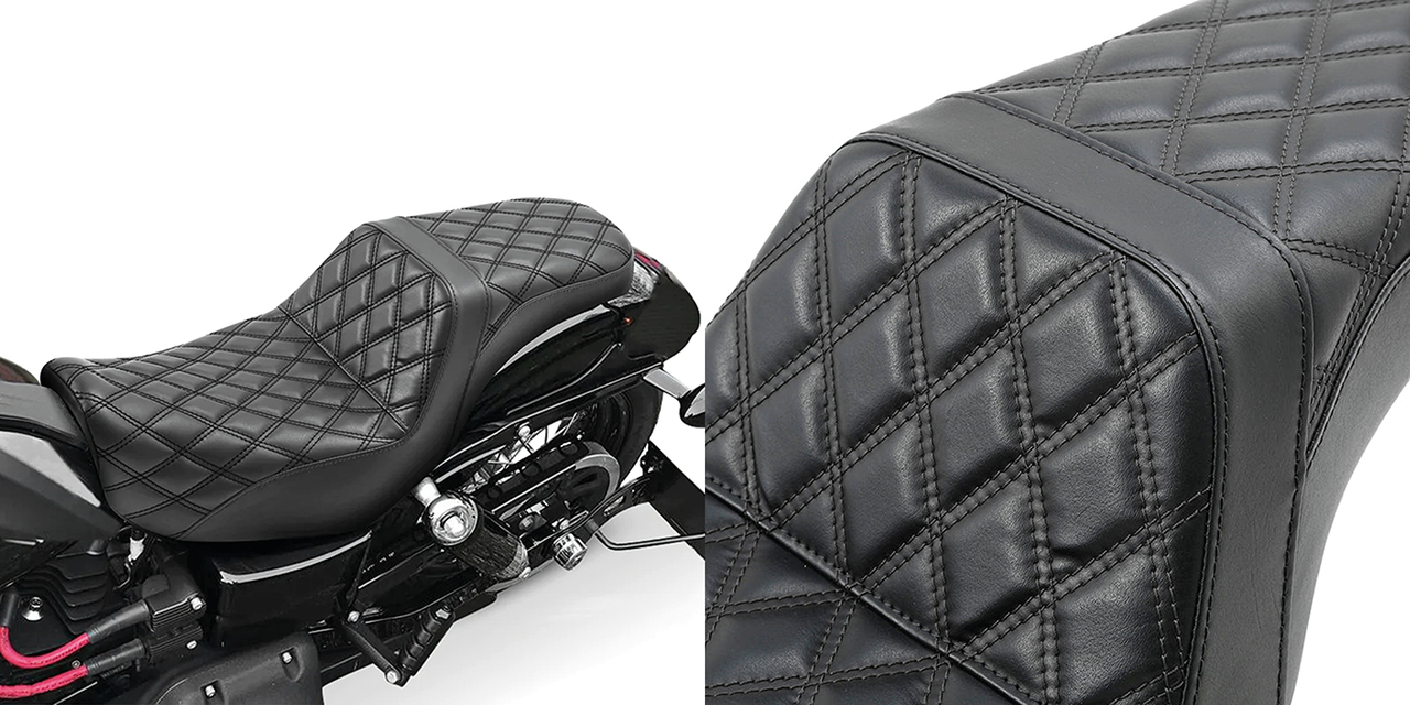 C.C.RIDER 2-UP SEAT DIAMOND STITCH - DYNA