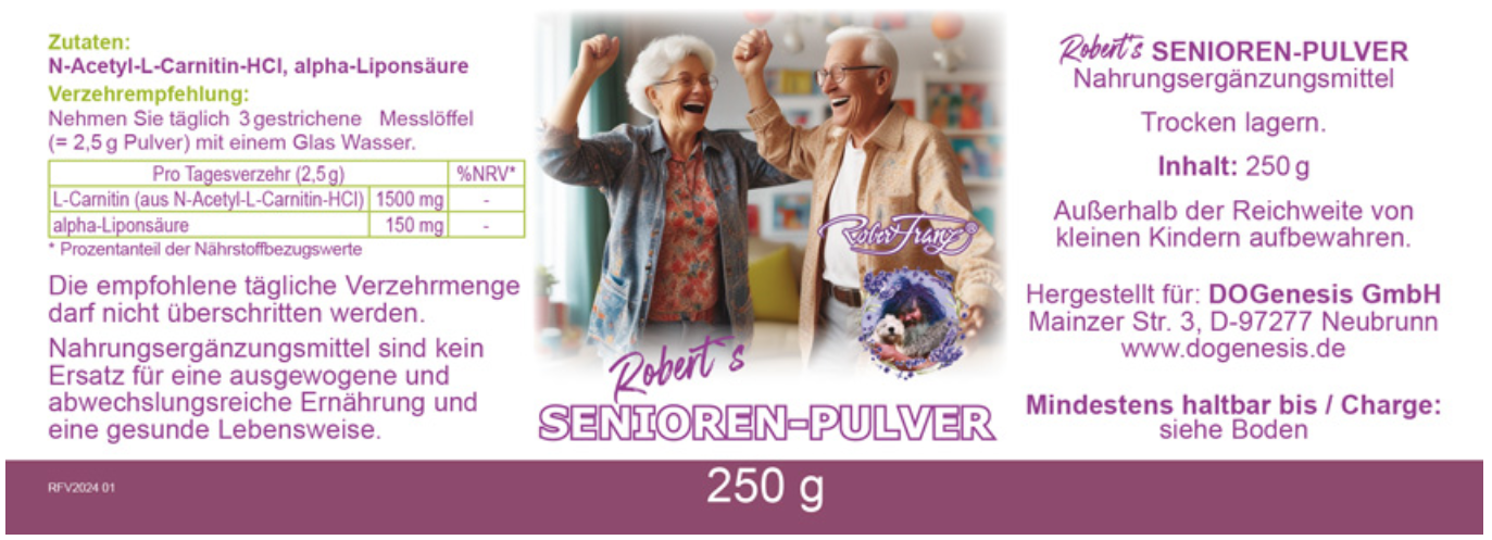 Senioren Pulver 250gr.