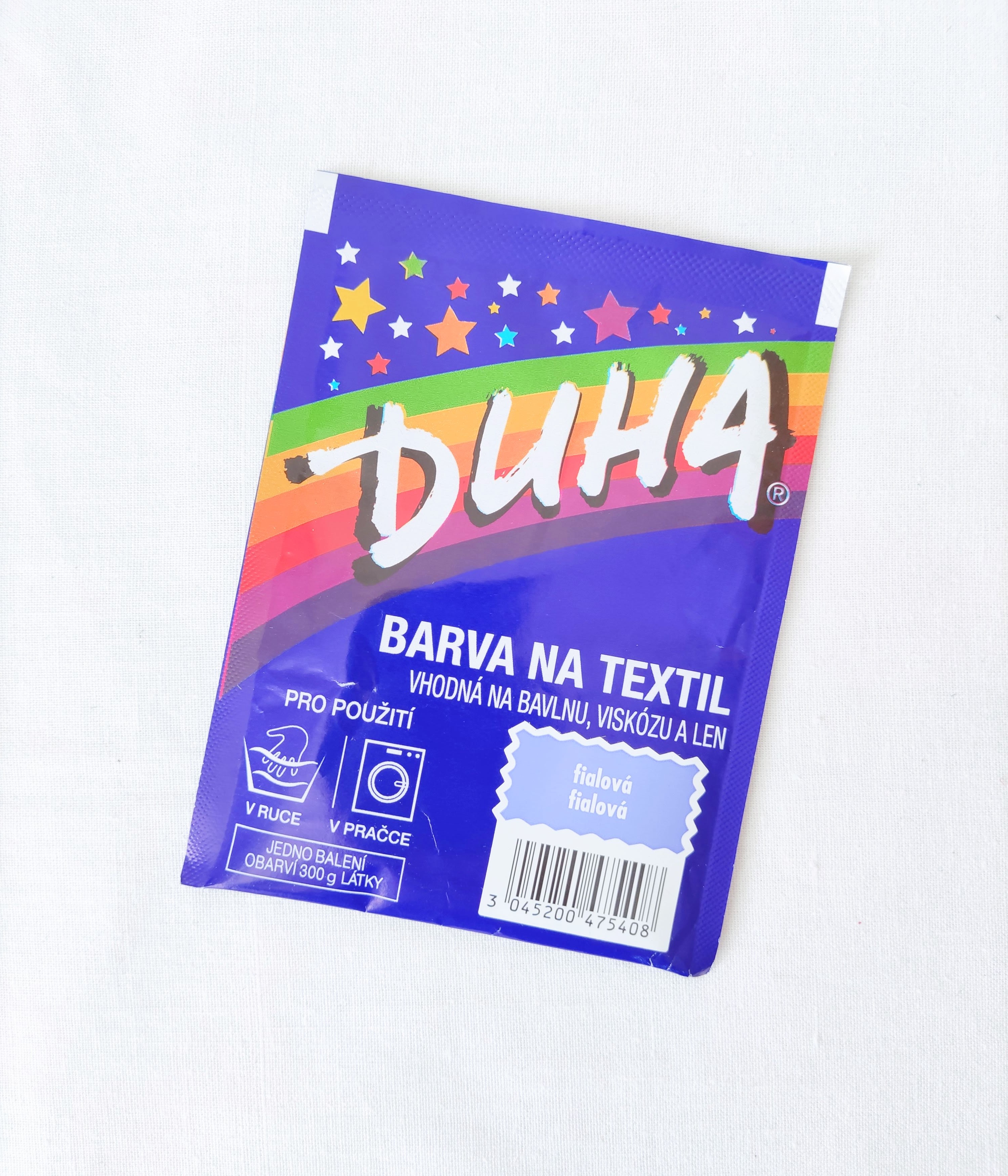 DUHA farba na textil - fialová, 15 g