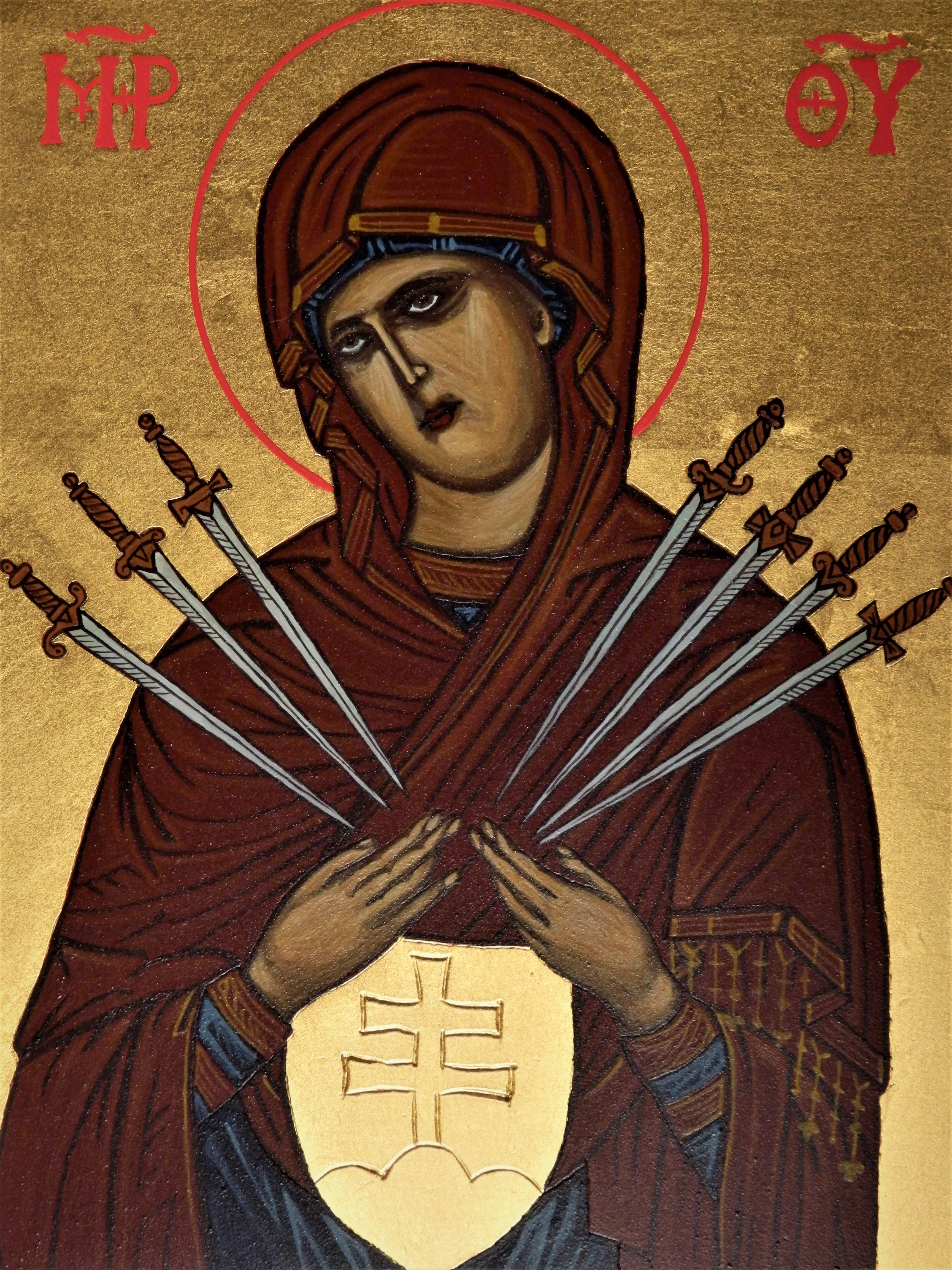 Ikona Sedembolestná Panna Mária, Patrónka Slovenska