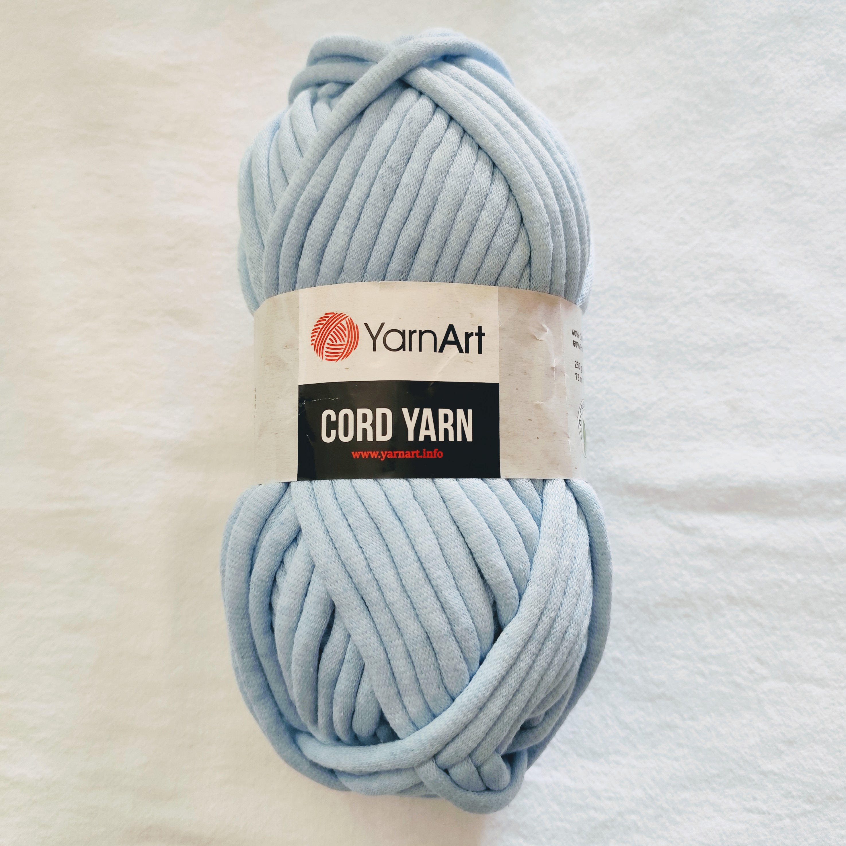 YarnArt Cord Yarn - šnúra 250g 7mm - modrá