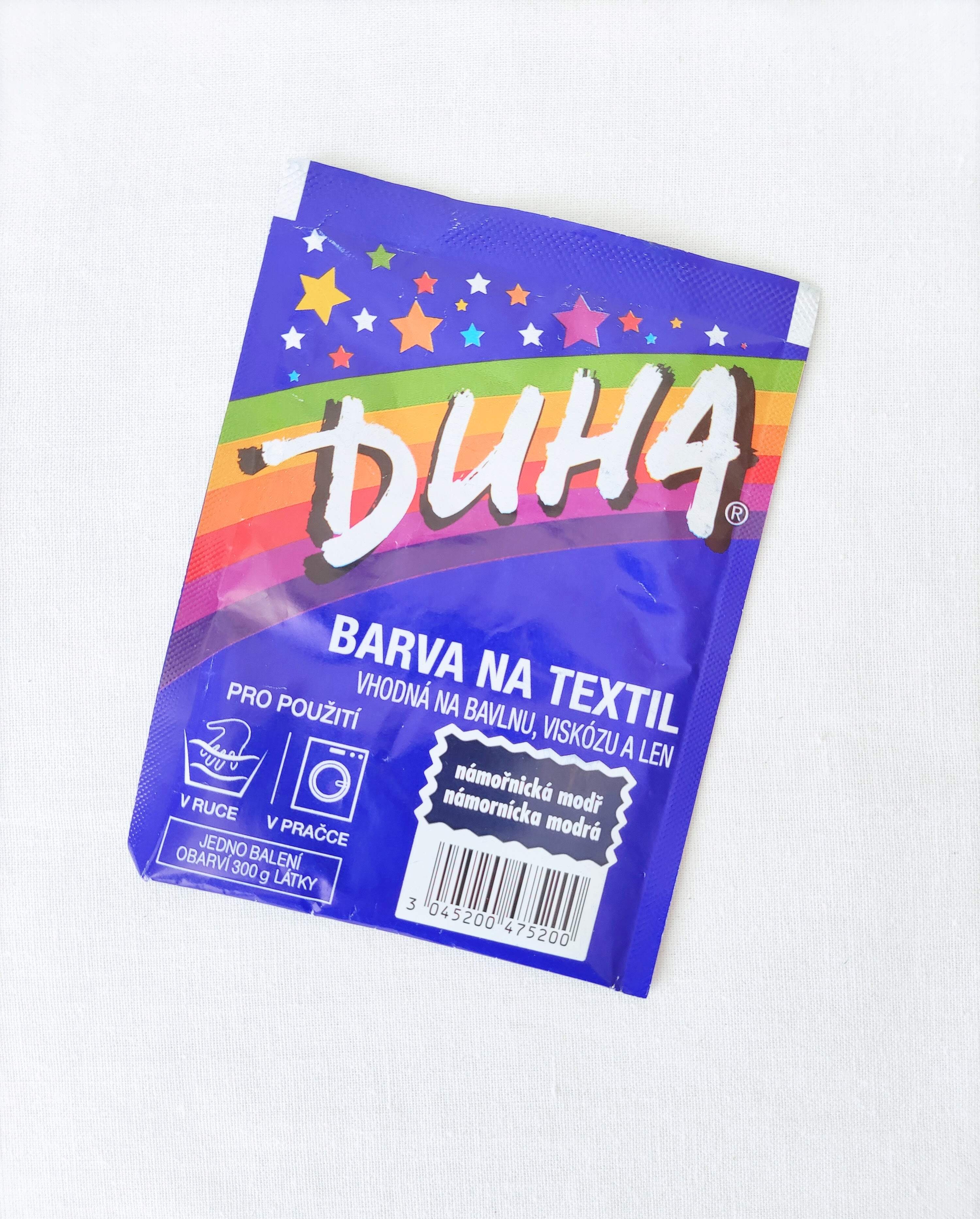 DUHA farba na textil - námornícka modrá, 15 g