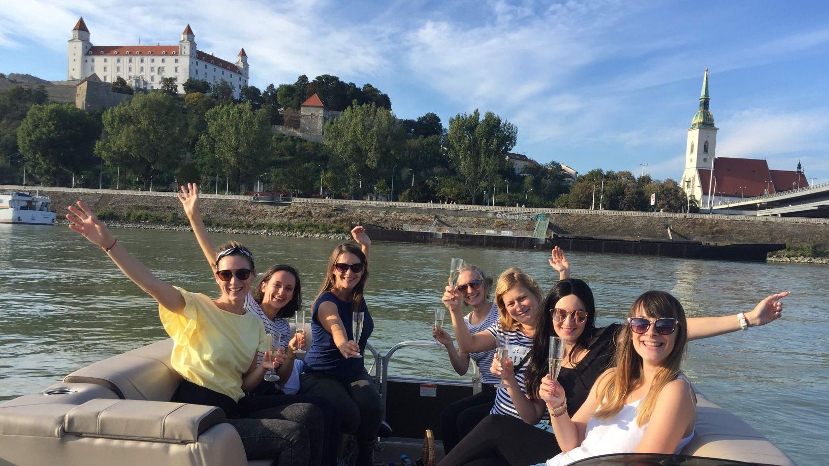 Party boat on Danube